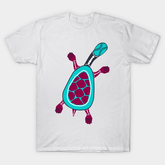 Aboriginal Art - Turtle New 2 T-Shirt by hogartharts